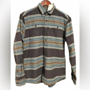 Katin Gray and Green Plaid Shirt